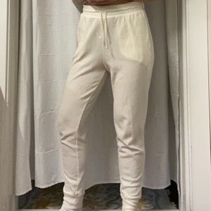 Sunday best waffle print joggers